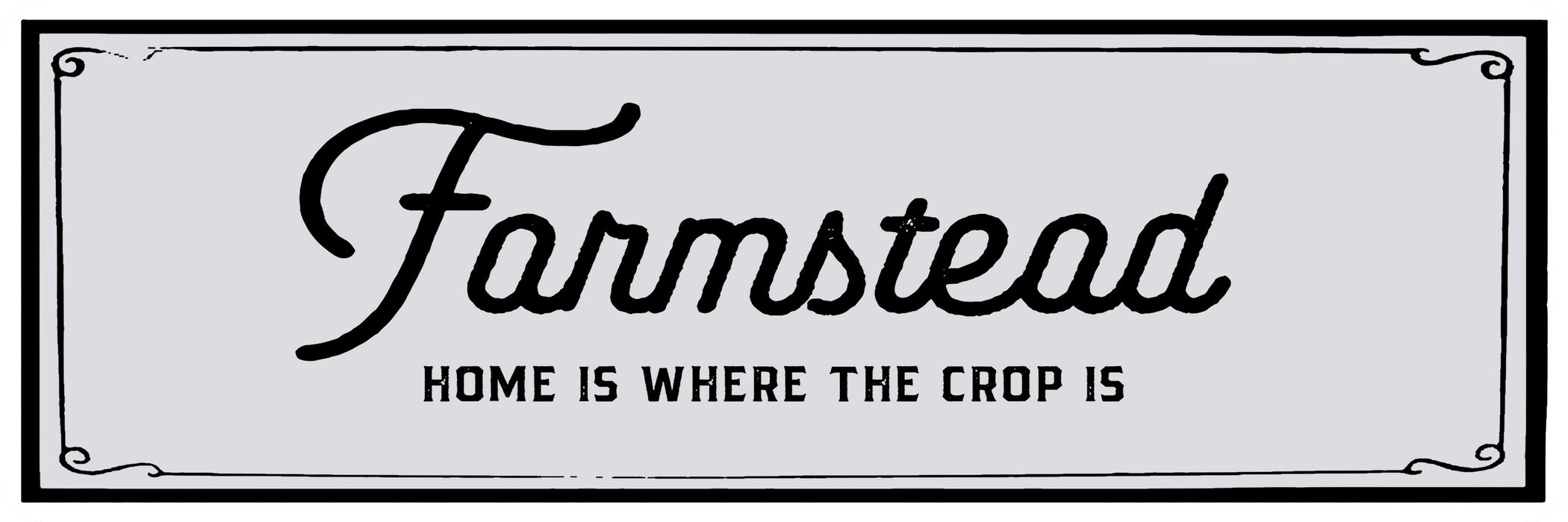 Farmhouse Wall Decor - Farmstead -Metal Sign