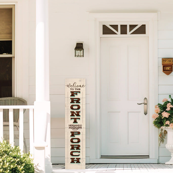 Welcome To The Front Porch Hernando Porch Leaner