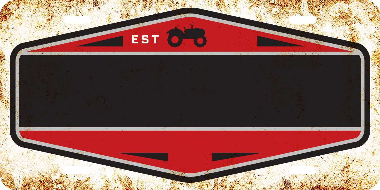 Custom Badge License Plate