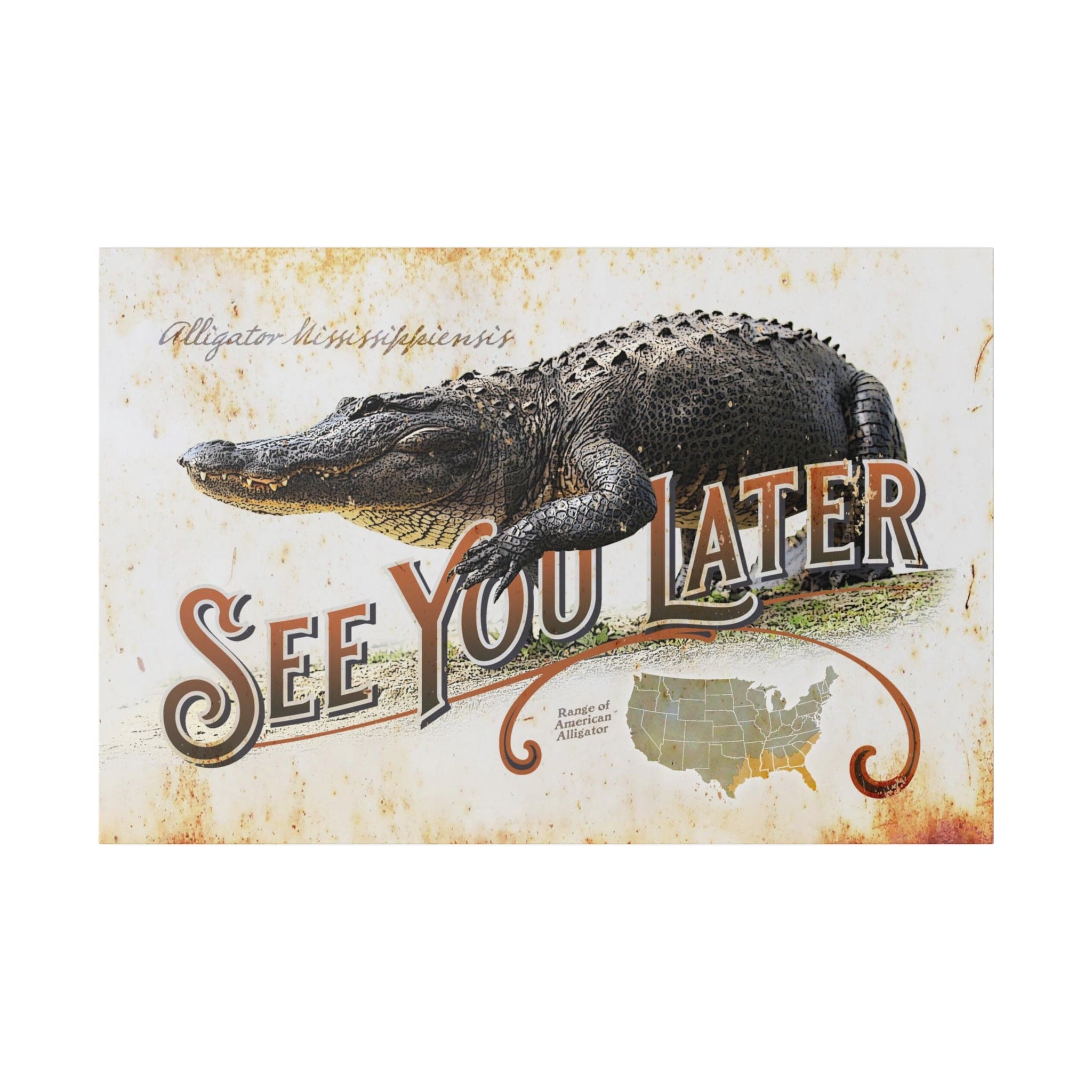 Wildlife Wall Decor - See You Later - Canvas Sign
