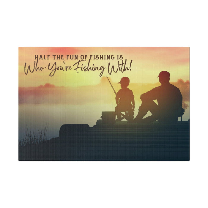 Fishing Wall Decor - Fishing Buddy - Canvas Sign