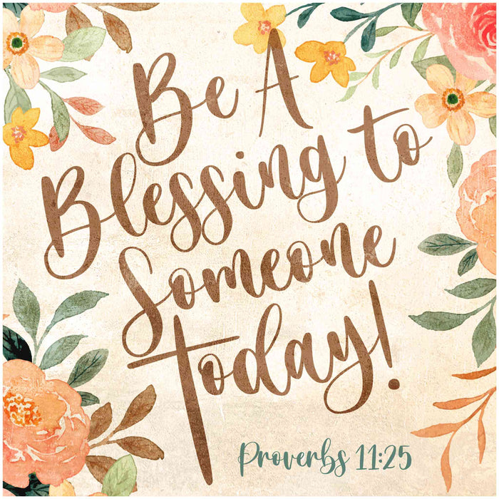 Christian Wall Decor - Be a Blessing - Canvas Sign