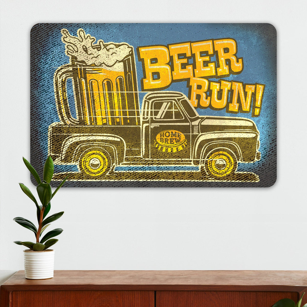 Unique, Customizable Metal Beer Sign For Your Man Cave | 