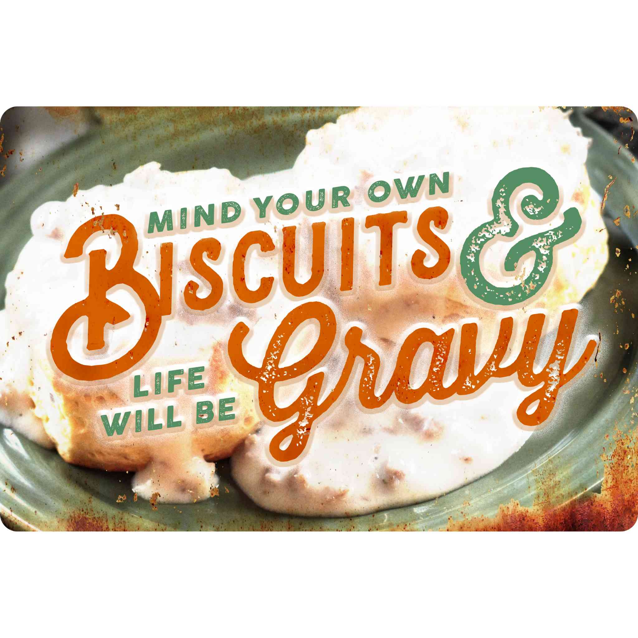 Sunshine Corner's, customizable farm kitchen sign that says, 