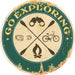 Sunshine Corner's customizable, kayaking sign and adventure decor that says, "Go Exploring".