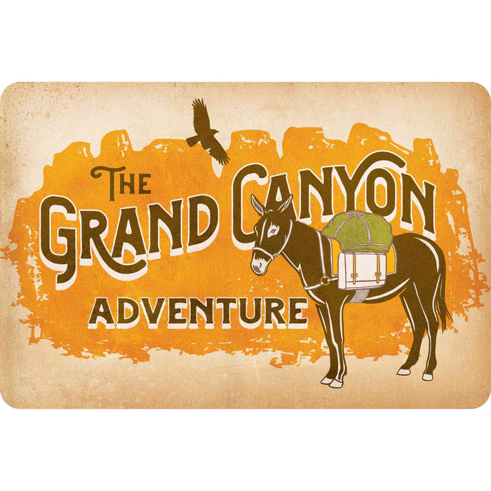 Sunshine Corner's, customizable adventure decor and grand canyon sign that says, "The Grand Canyon Adventure".