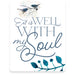 Sunshine Corner's customizable, christian sign and baby shower gift that says, "It is well with my soul".