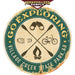 Personalized example of Sunshine Corner's customizable, kayaking sign and adventure decor that says, "Go Exploring - Village Creek State Park, Arkansas".