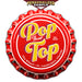 Personalized example Sunshine Corner's, customizable bottle cap sign that says, "Pop Your Top - The Wharf - Ft. Lauderdale, Florida - Est. 2019".