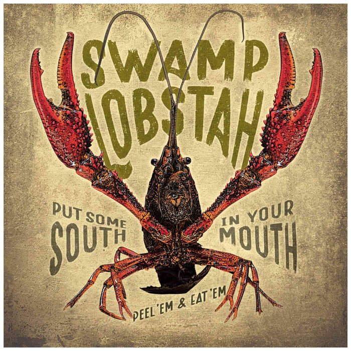 Wildlife Wall Decor - Swamp Lobstah - Canvas Sign