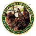 Sunshine Corner's, customizable bear decor that says, "I'm Here for the wild life - Birds, butterflies, bears, booze".