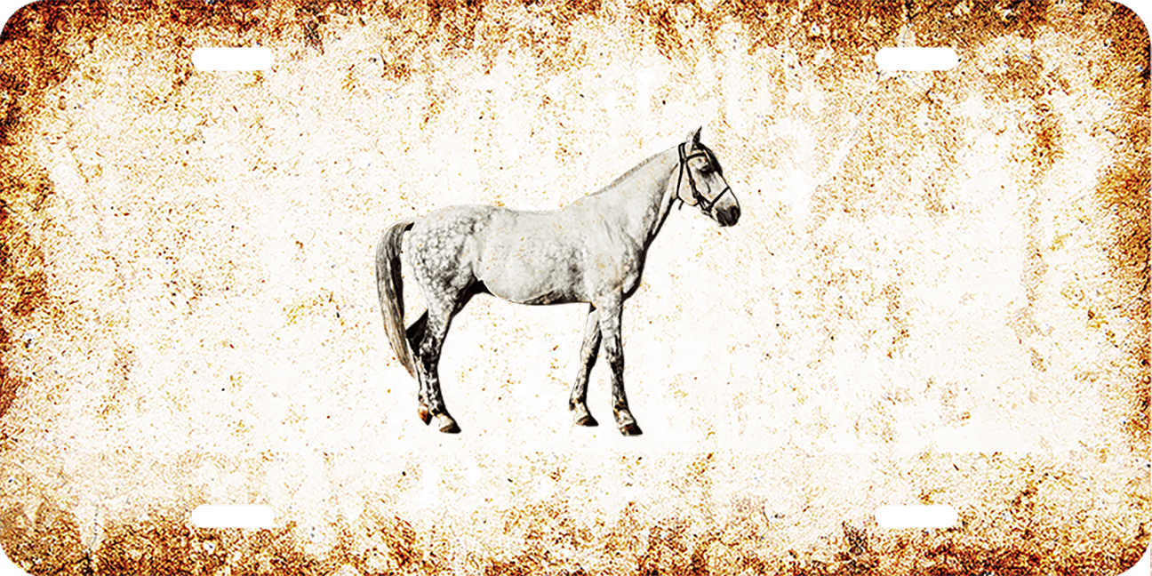 Farm Life - Horse License Plate