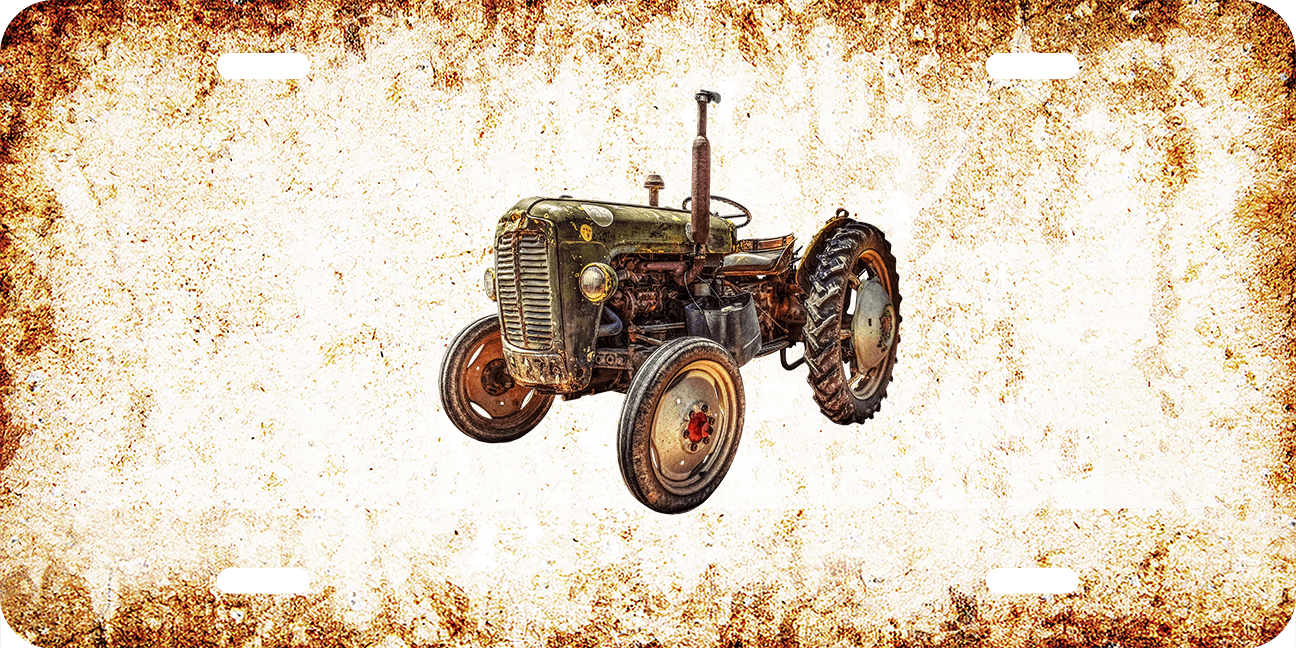 Farm Life - Tractor License Plate